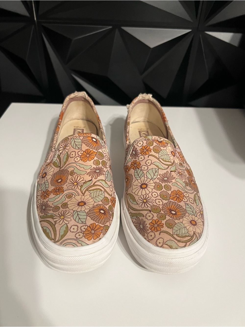 Keds Double Decker Women's Floral Slip-On Canvas Sneakers